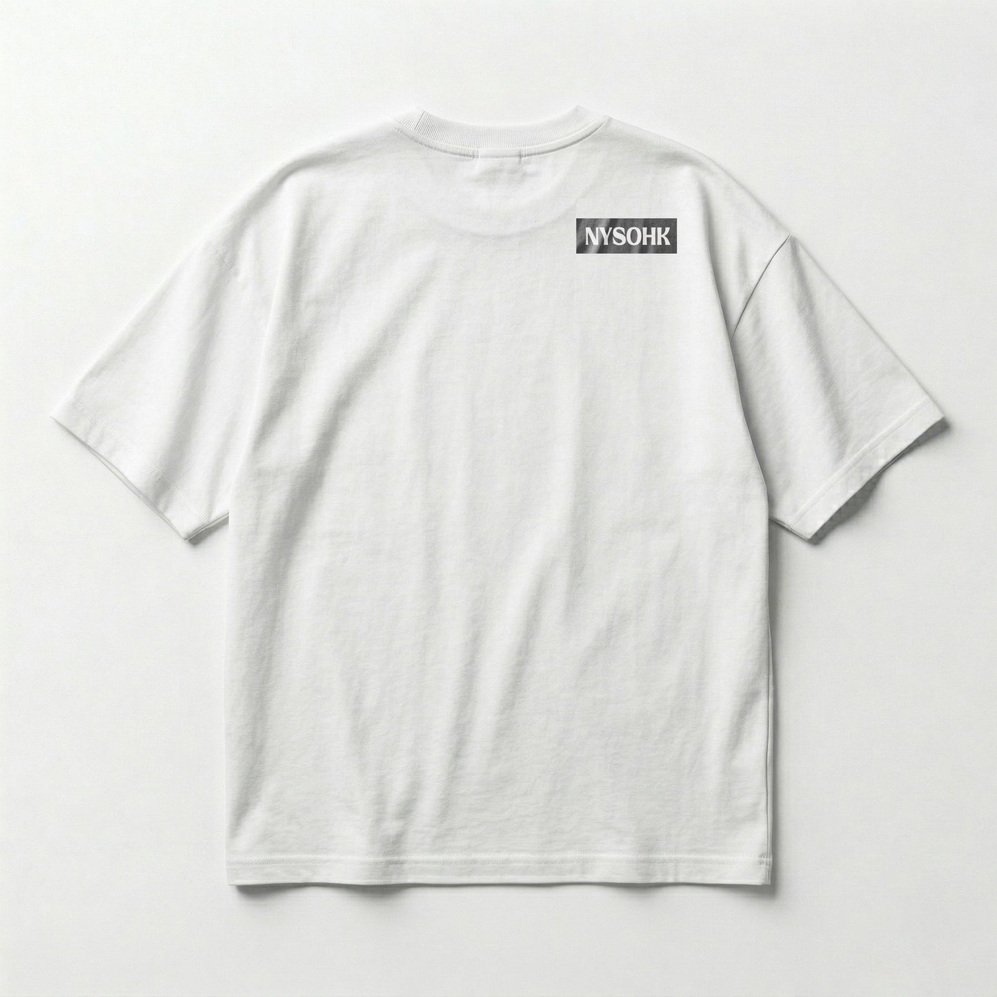 Classic White T-Shirt Black NYSOHK Logo