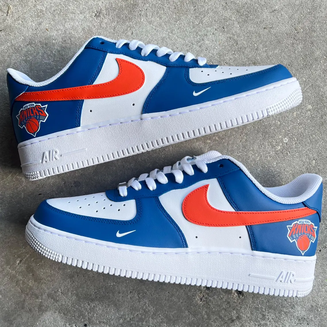 Customized Knicks Air Force 1