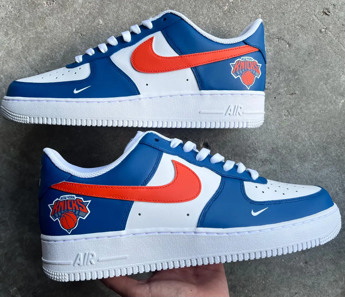 Customized Knicks Air Force 1