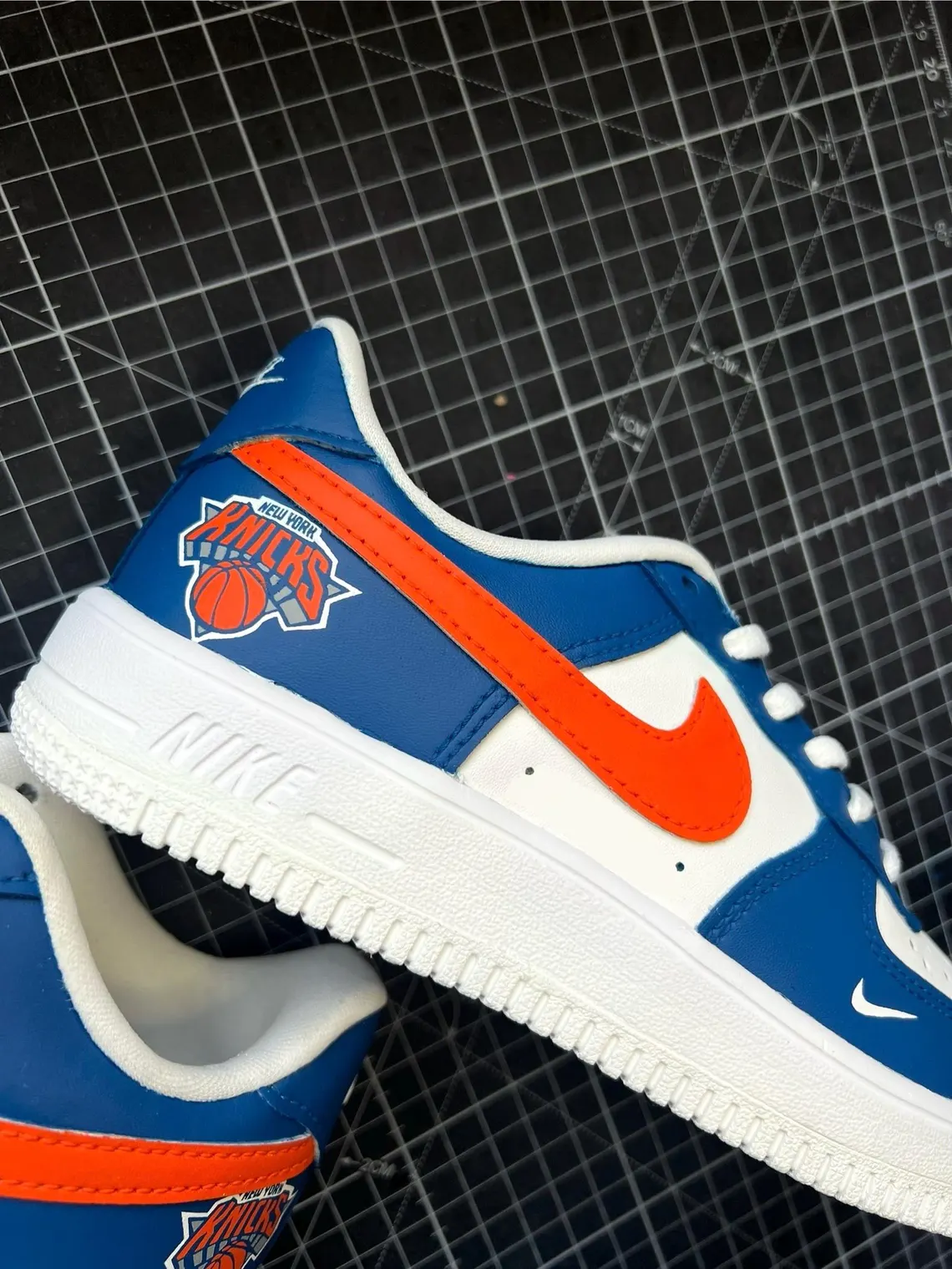 Customized Knicks Air Force 1
