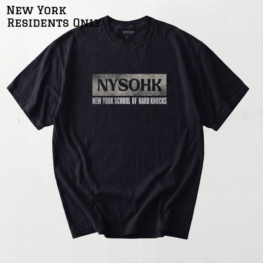 Charcoal Cased NYSOHK Logo T-Shirt