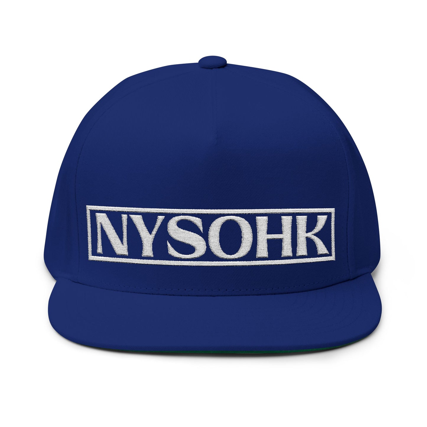 NYSOHK Boxed White on Blue Logo Snapback