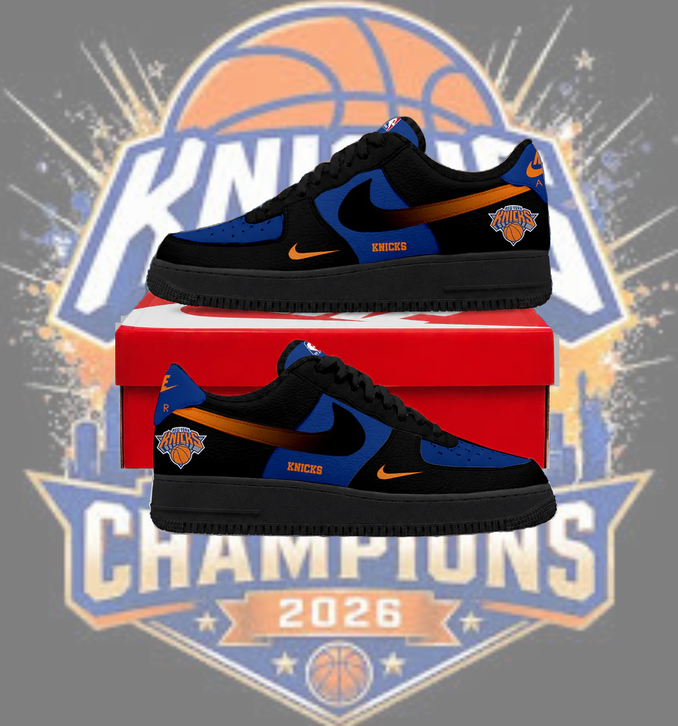 Customized New York Knicks AF1 Sneakers