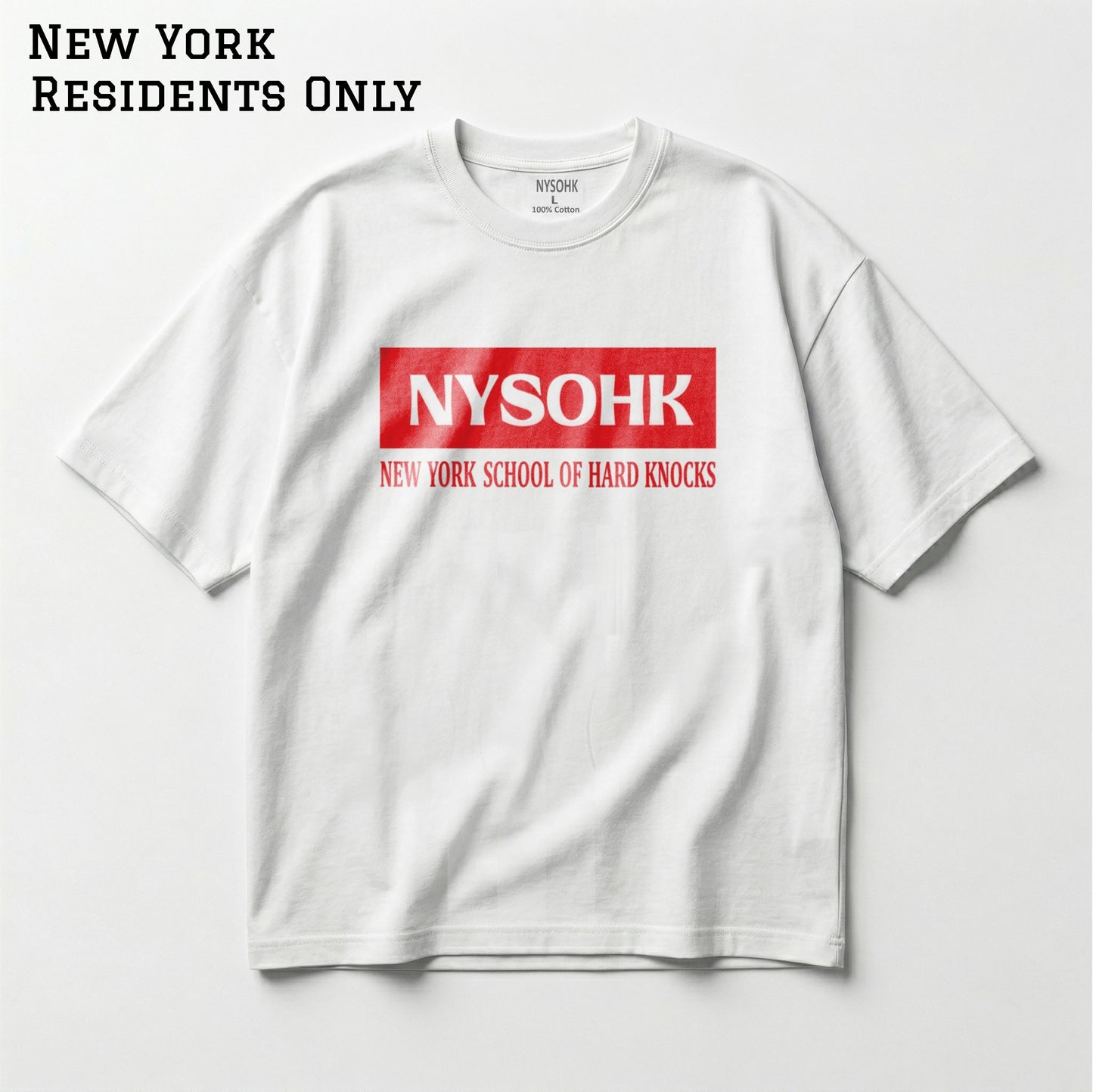Classic Cotton Red NYSOHK Cased Logo