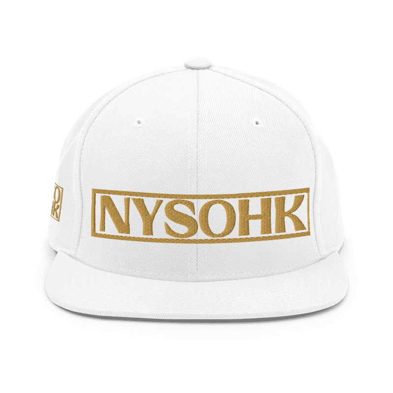 NYSOHK Boxed Gold Logo Snapback