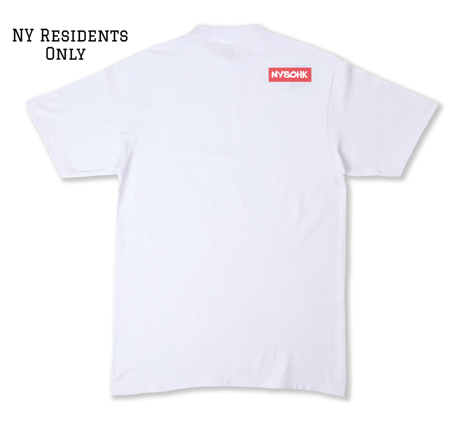 Heavyweight Red NYSOHK White Tee